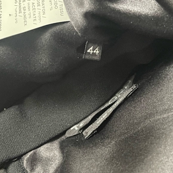 TOM FORD Famous Zipper Open Back Dress BLACK with GOLD Zipper ICONIC VINTAGE 44 - Picture 15 of 15